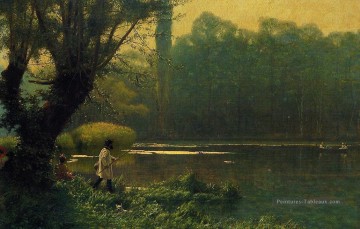 Jean Léon Gérôme œuvres - Après midi d’été sur un lac Orientalisme grec arabe Jean Léon Gérôme